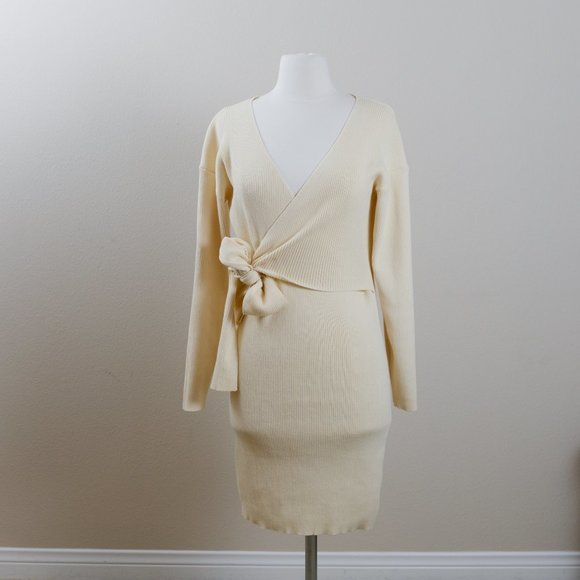 Line & Dot Emma Wrap Sweater Dress - Picture 11 of 14